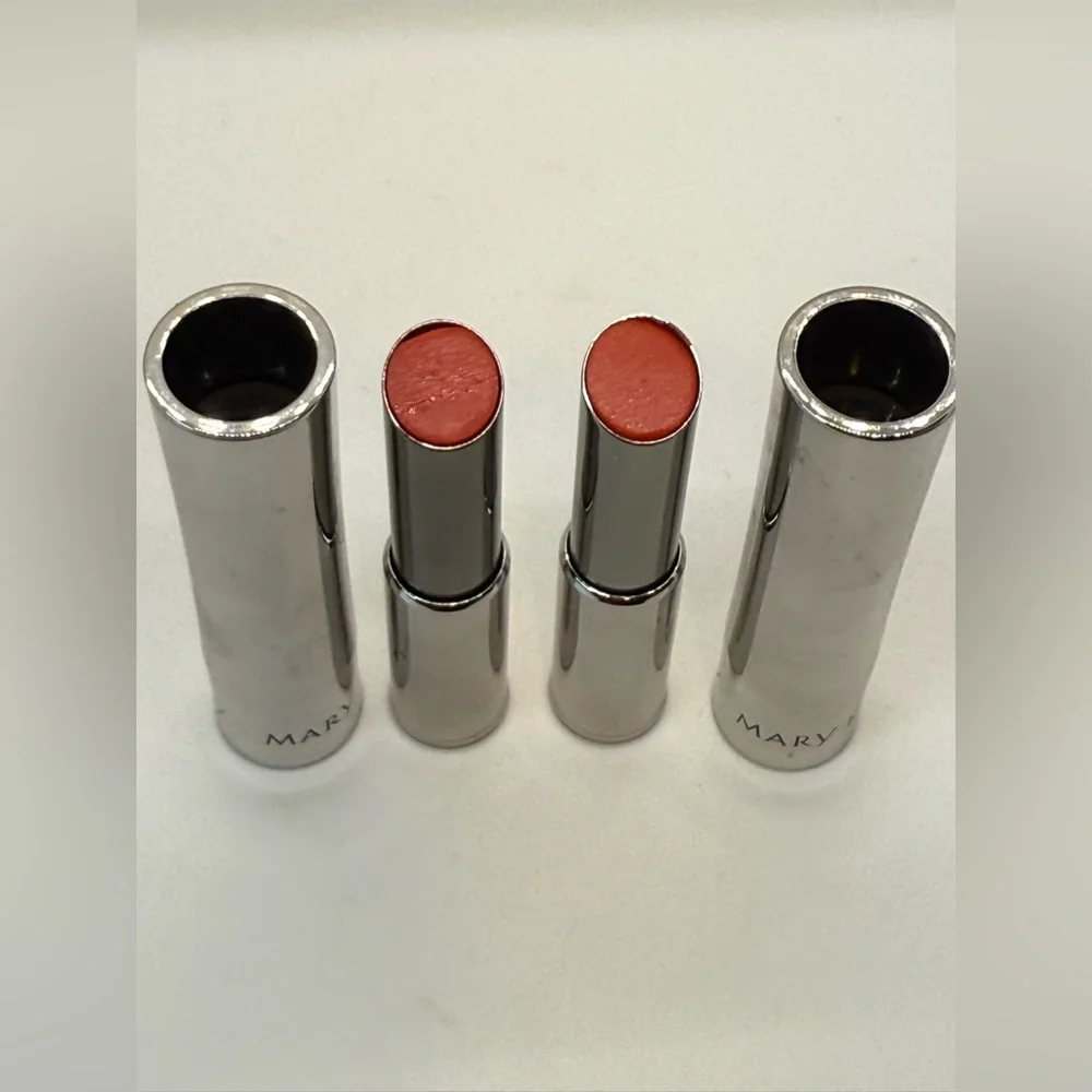 Mary‎ Kay True Dimensions Lipstick 2~Citrus Flirt & 1~Sizzling Red Lot Of 3 New